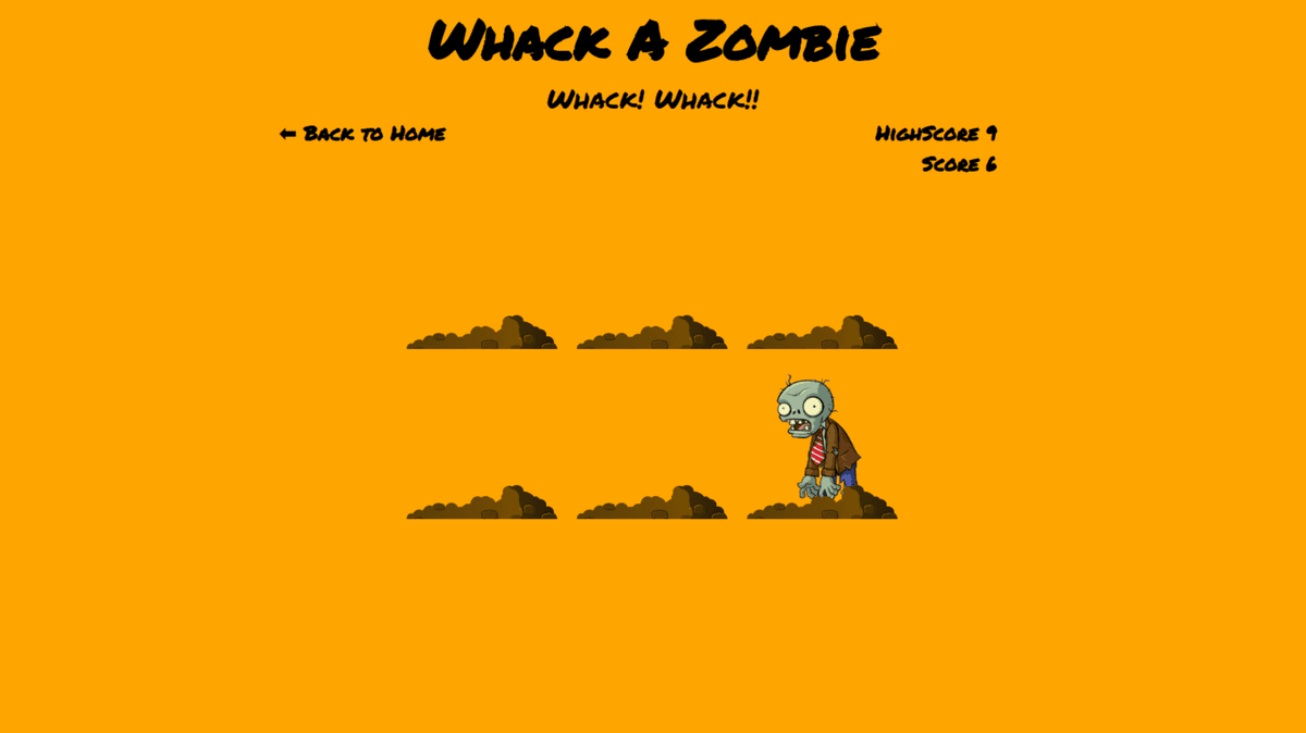 Thumbnail of Whack A Zombie.